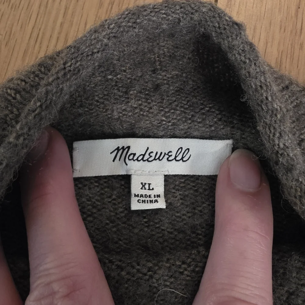 Madewell Wool Blend Sweater- XL